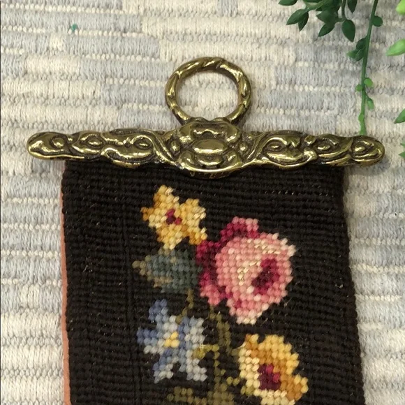 Needlepoint wall hanging